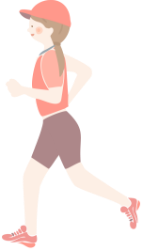 ランナーのイラスト